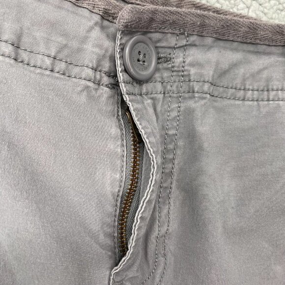 DKNY Jeans Shorts Womens Size 6 Gray Flat Front Pockets Lightweight Casual - Picture 8 of 8